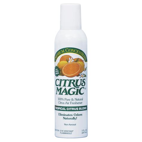 Experience the captivating aroma of Citrus Magic Air Freshener: Transform your surroundings.